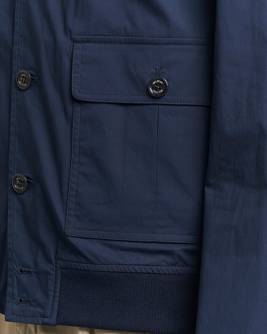 Men | Coats & Jackets | Valstar | Lightweight Cotton Valstarino Navy