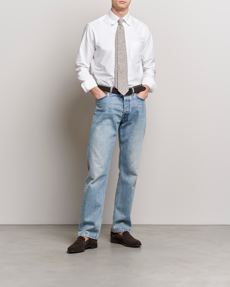 Men | Shirts | Gitman Vintage | Button Down Oxford Shirt White