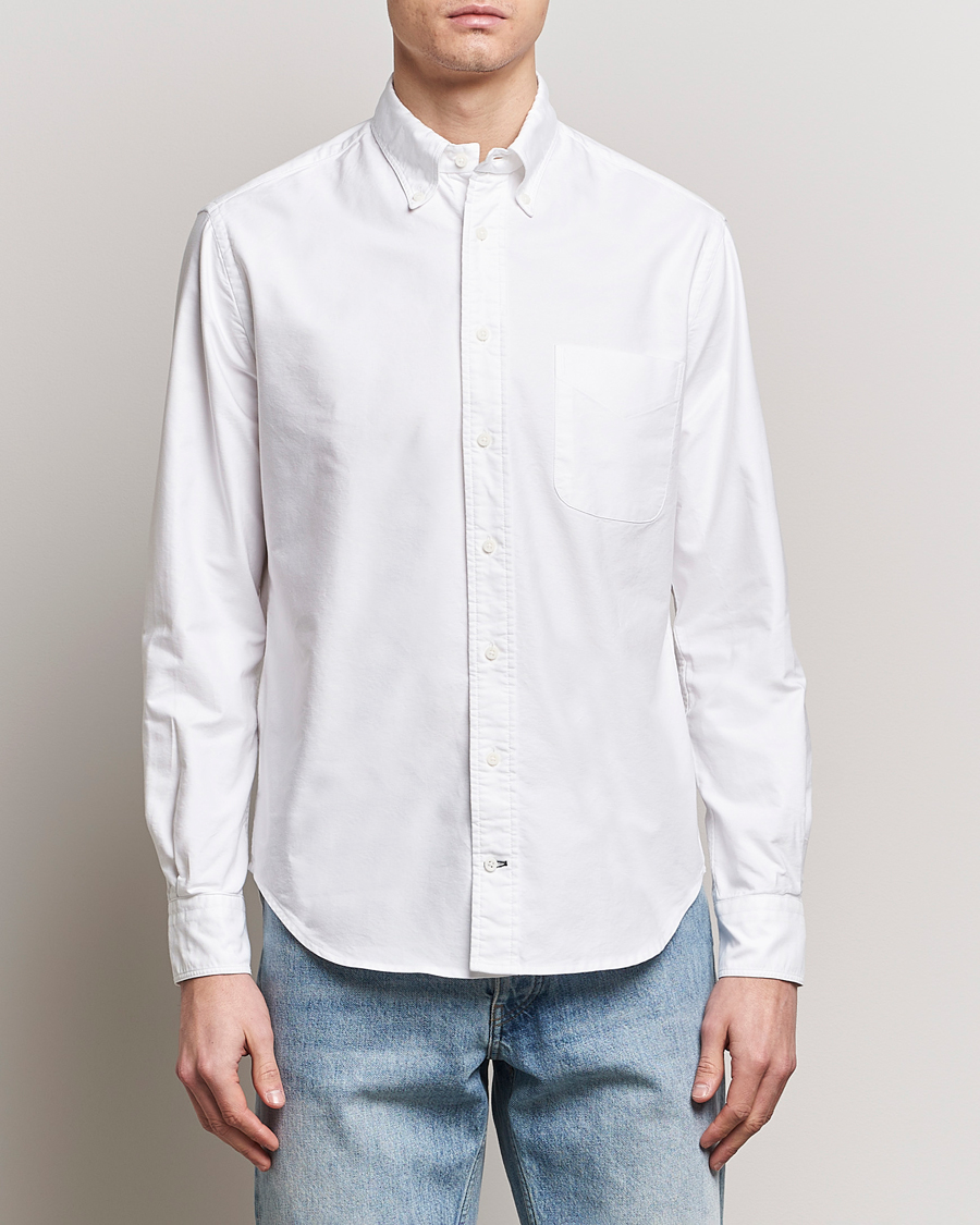 Men | Clothing | Gitman Vintage | Button Down Oxford Shirt White