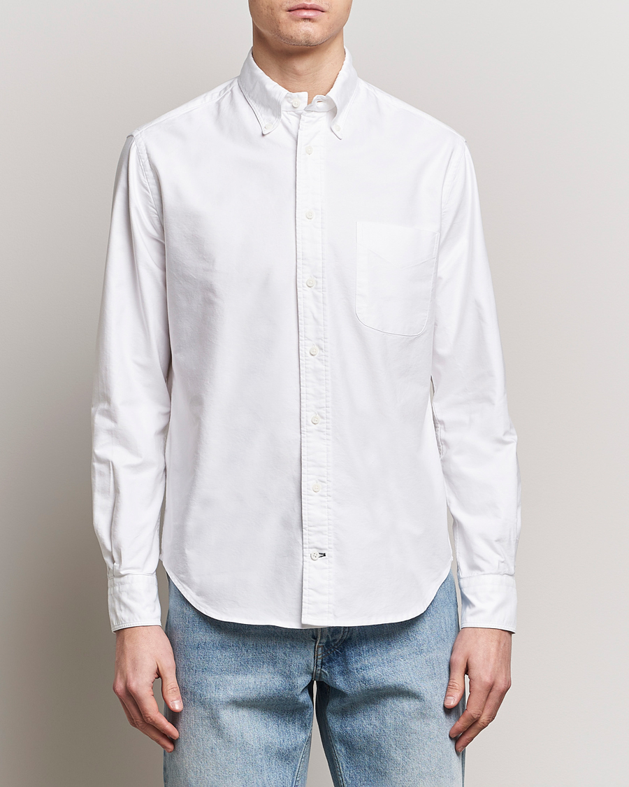 Men | Shirts | Gitman Vintage | Button Down Oxford Shirt White