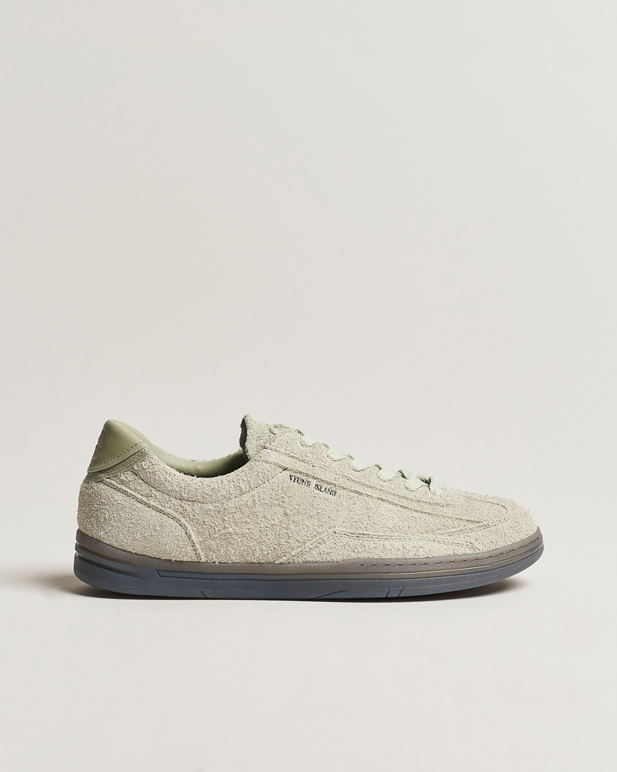 Men | Stone Island S0101 Suede Sneakers Sage | Stone Island | S0101 Suede Sneakers Sage