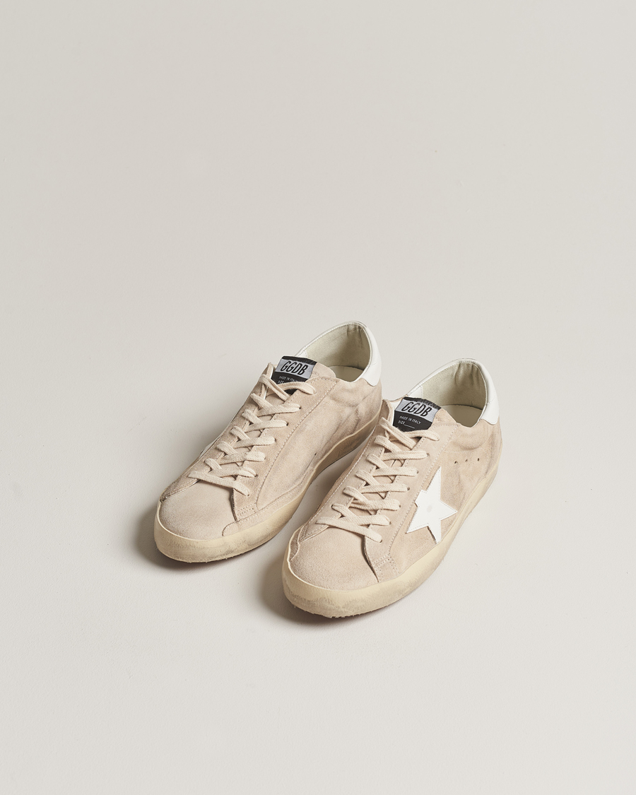 Men | Suede shoes | Golden Goose | Deluxe Brand Super-Star Sneaker Beige/White