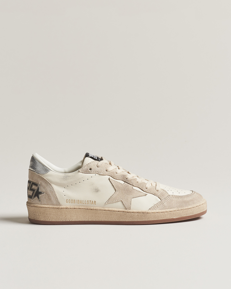 Men | Golden Goose Deluxe Brand Ball Star Sneakers White/Beige | Golden Goose | Deluxe Brand Ball Star Sneakers White/Beige