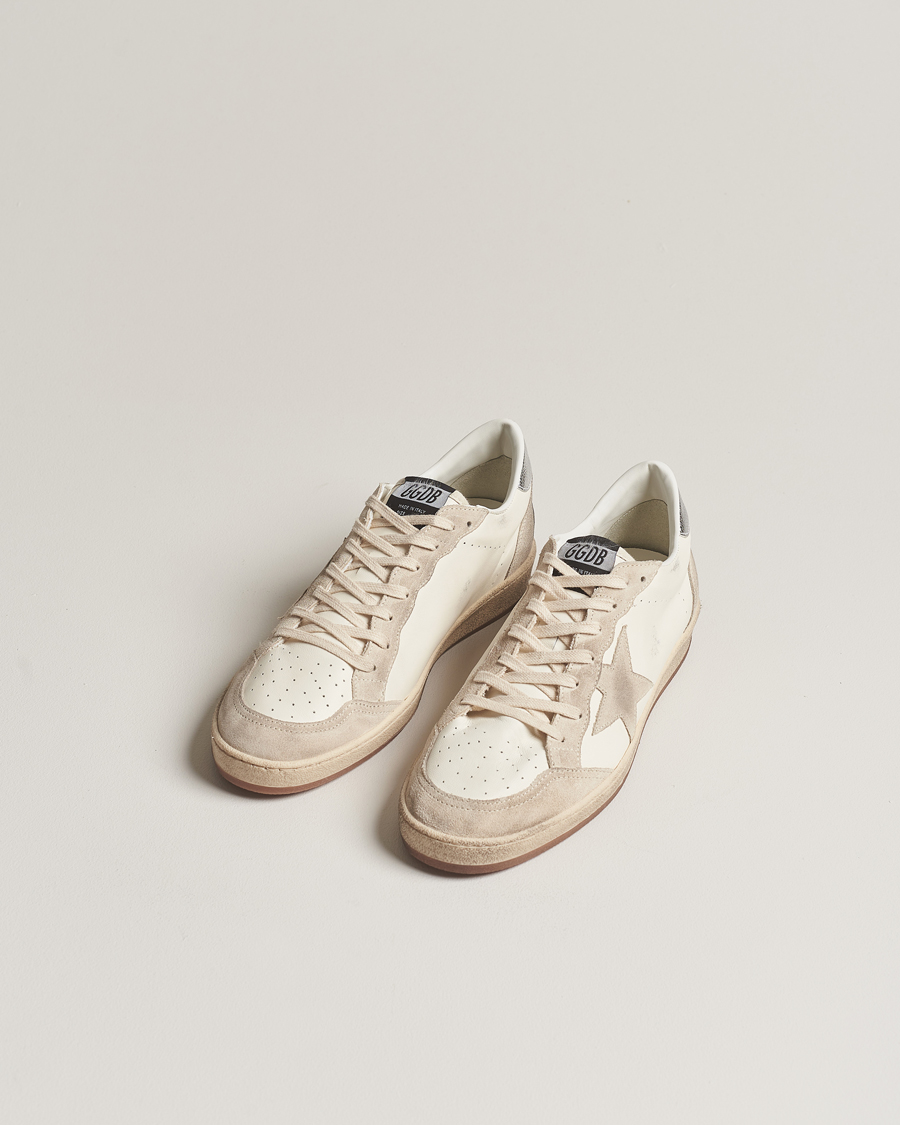 Men | Golden Goose Deluxe Brand Ball Star Sneakers White/Beige | Golden Goose | Deluxe Brand Ball Star Sneakers White/Beige