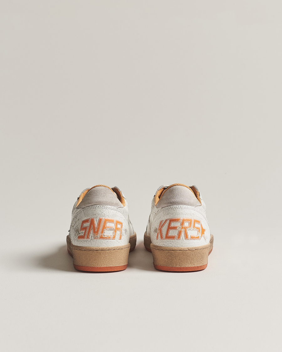 Men | Golden Goose Deluxe Brand Ball Star Sneakers White/Orange | Golden Goose | Deluxe Brand Ball Star Sneakers White/Orange