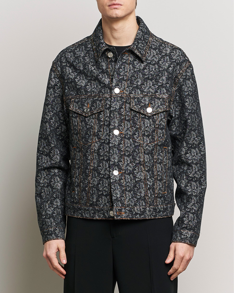 Men | Sale clothing | Etro | Jacquard Denim Jacket Dark Blue