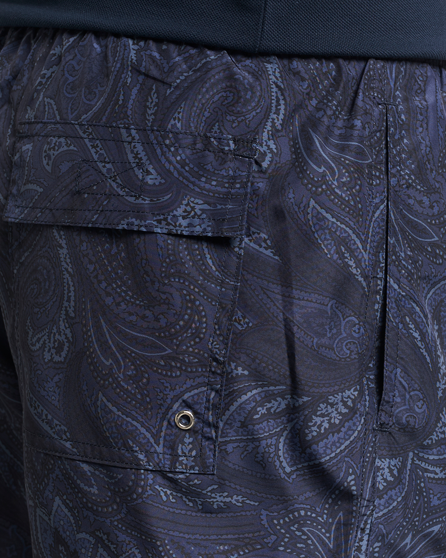 Men | Swimwear | Etro | Tonal Paisley Swim Shorts Blue