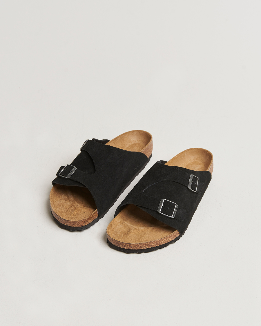 Men | Shoes | BIRKENSTOCK | Zürich Black Suede