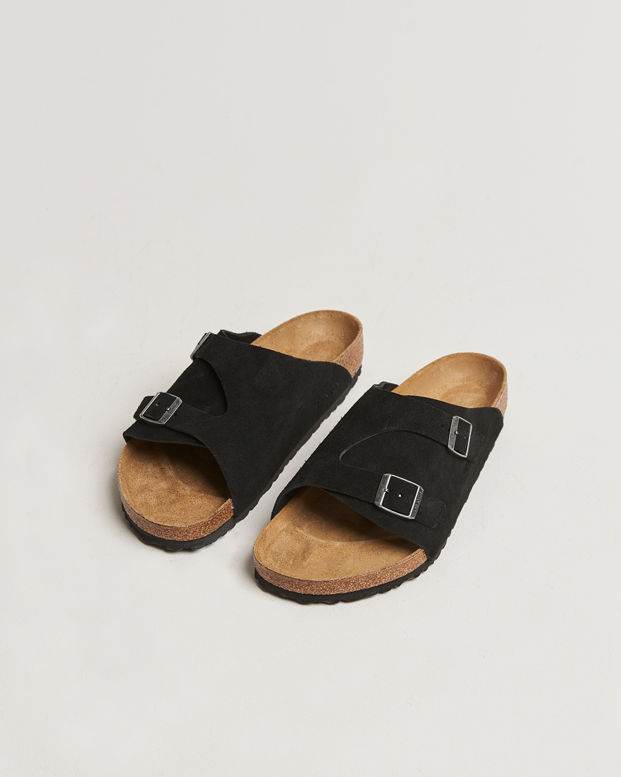 Men | BIRKENSTOCK Zürich Black Suede | BIRKENSTOCK | Zürich Black Suede