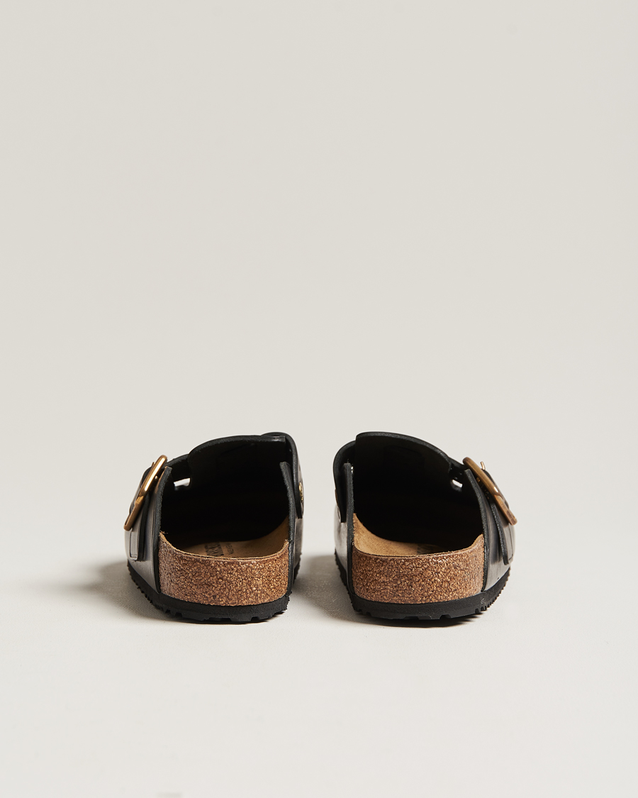 Men | BIRKENSTOCK Boston Bold Black Leather | BIRKENSTOCK | Boston Bold Black Leather