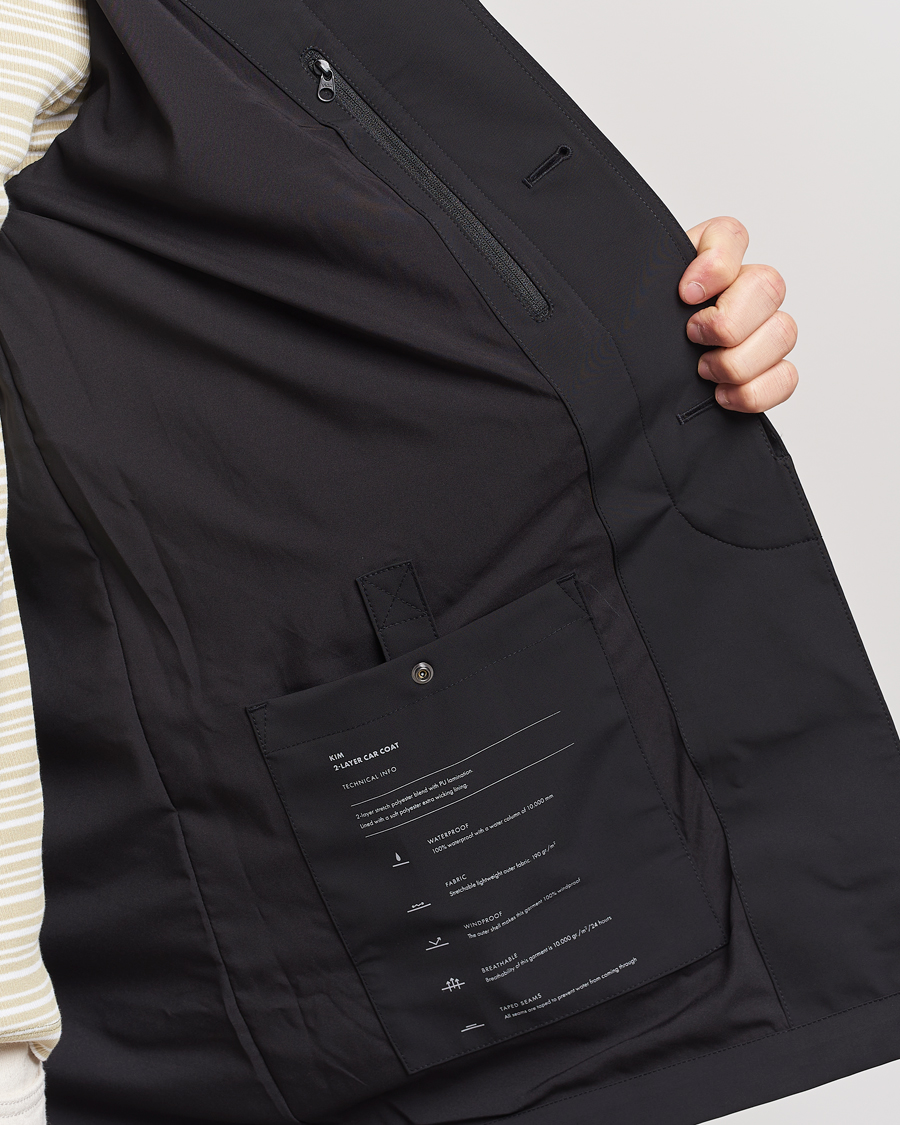 Men | Coats & Jackets | NN07 | Kim Waterproof Car Coat Black