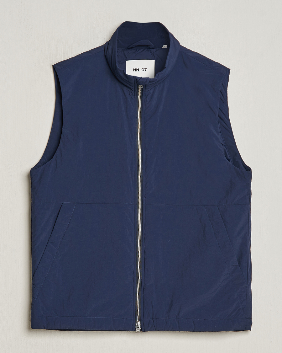 Men | Coats & Jackets | NN07 | Zack Recycled Vest Navy Blue