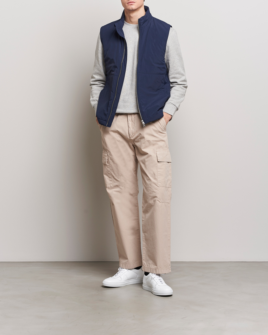 Men | Coats & Jackets | NN07 | Zack Recycled Vest Navy Blue