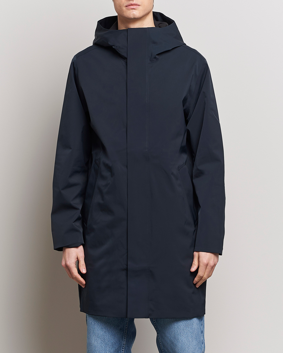 Men | Coats & Jackets | NN07 | Knox Hooded Coat Navy Blue