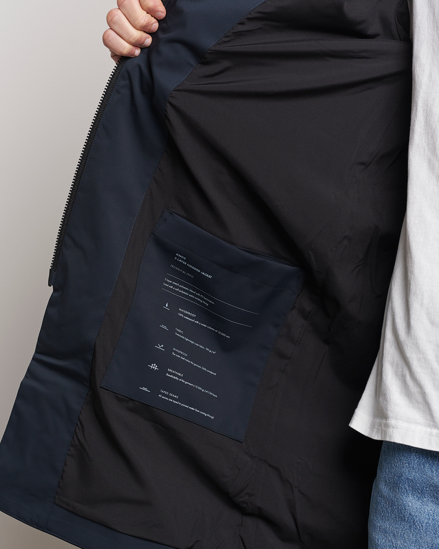 Men | Coats & Jackets | NN07 | Knox Hooded Coat Navy Blue