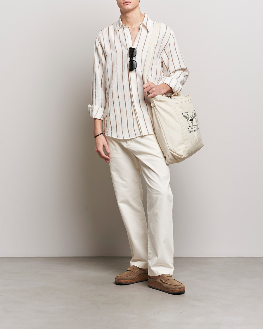 Men | Trousers | NN07 | Alex Workwear Pants Off White