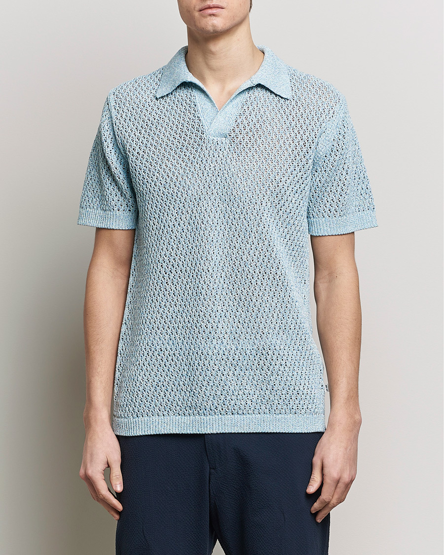 Men | Short Sleeve Polo Shirts | NN07 | Ryan Structured Polo Polar Wind