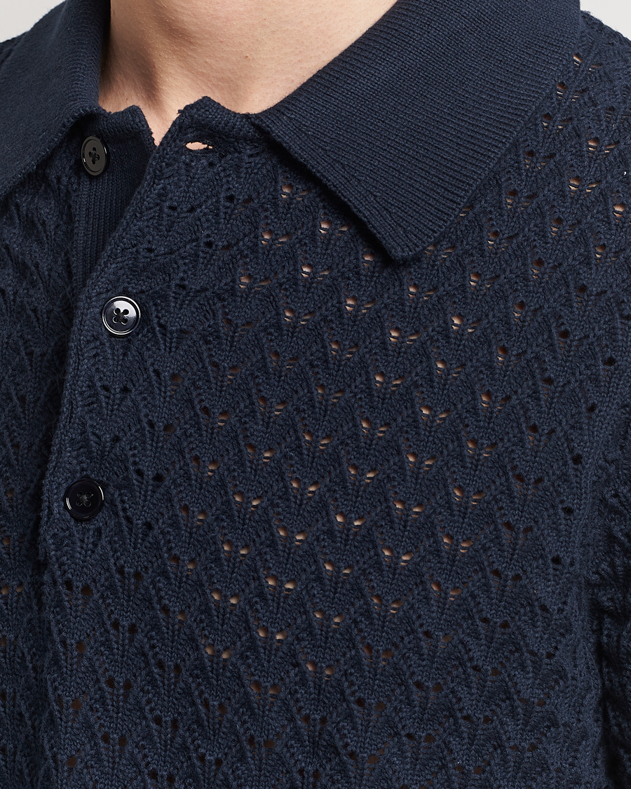 Men | Polo Shirts | NN07 | Manuel Structured Polo Navy Blue