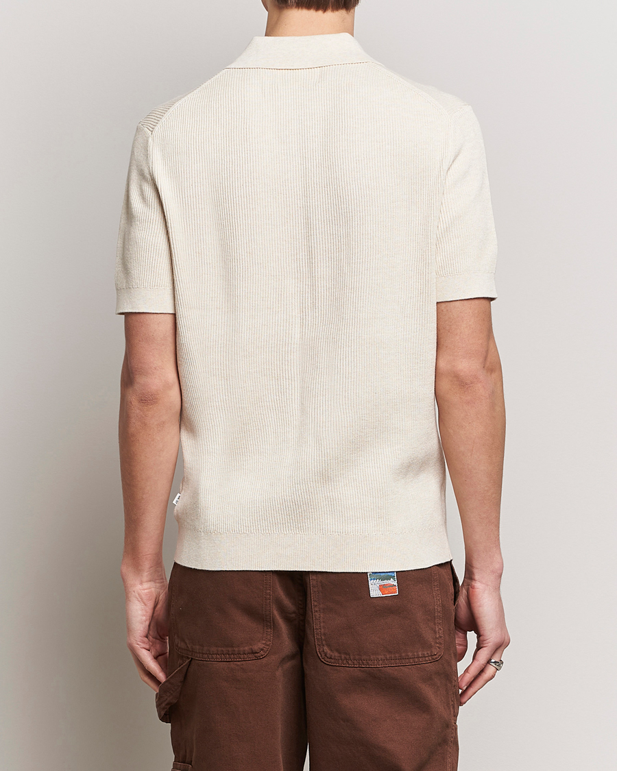 Men | Polo Shirts | NN07 | Hansie Zip Polo Ecru