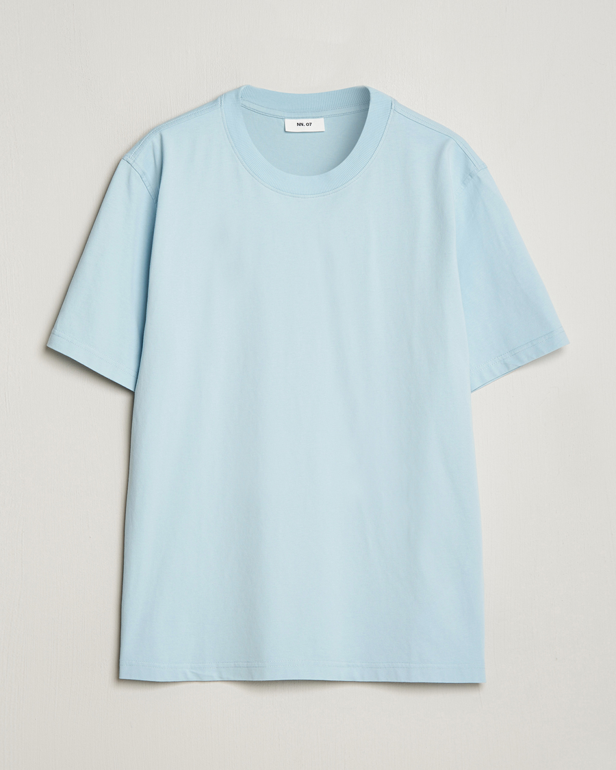 Men | T-Shirts | NN07 | Adam Pima Crew Neck T-Shirt Winter Sky