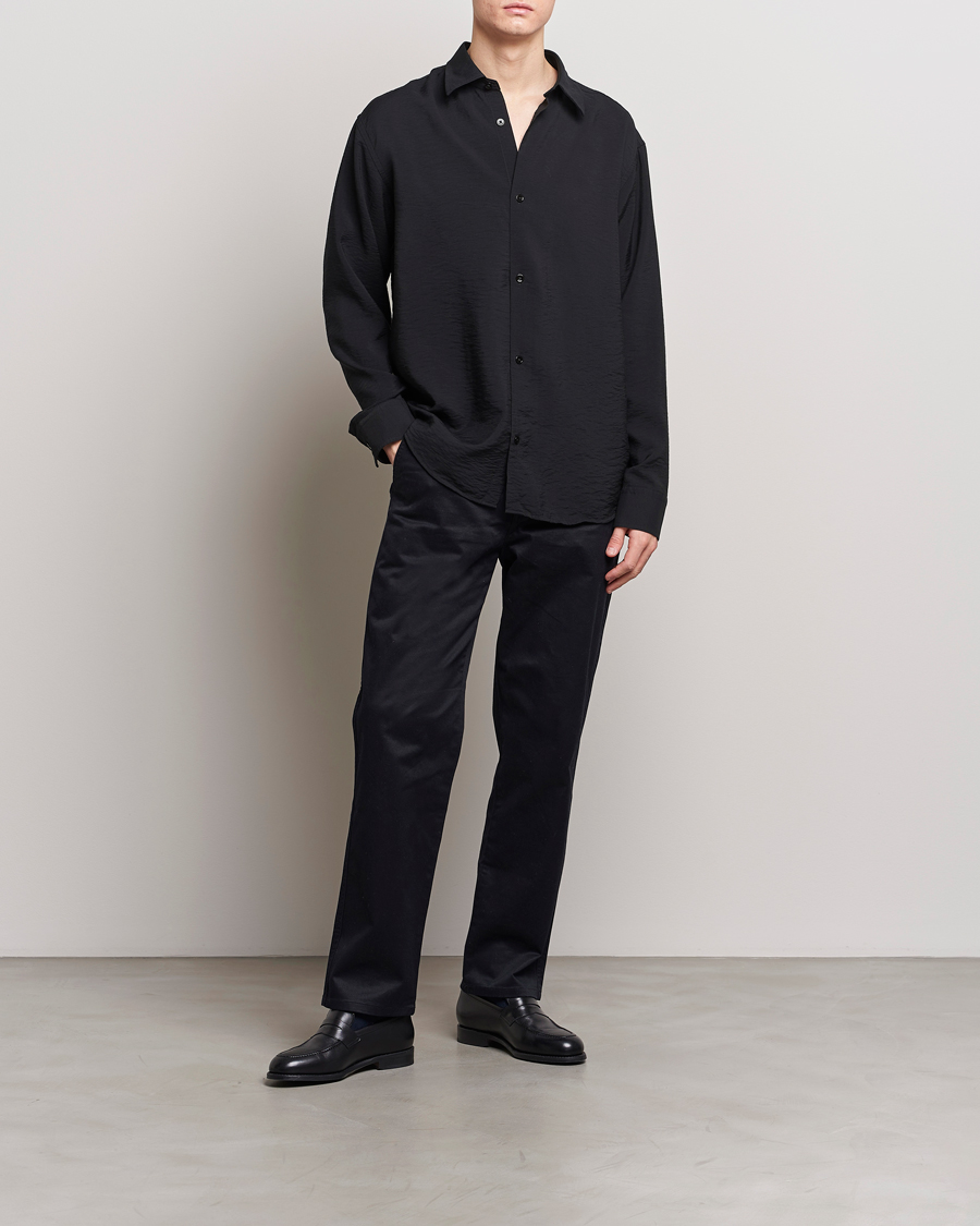 Men | Shirts | NN07 | Freddy Structured Shirt Black