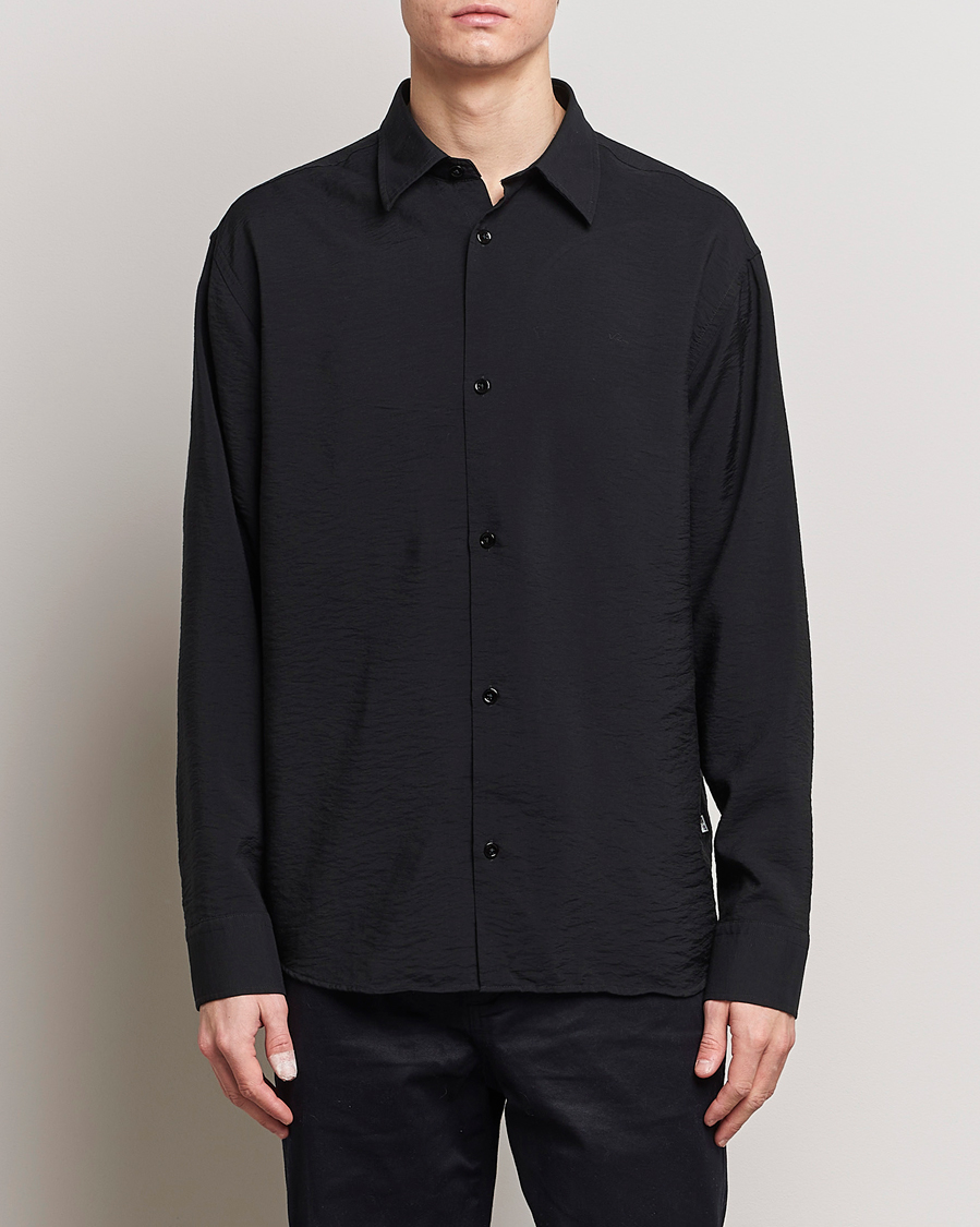 Men | Shirts | NN07 | Freddy Structured Shirt Black