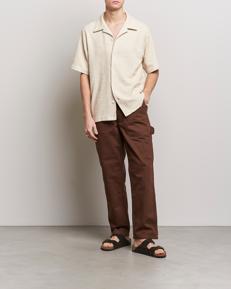 Men | Shirts | NN07 | Julio Short Sleeve Shirt Ecru
