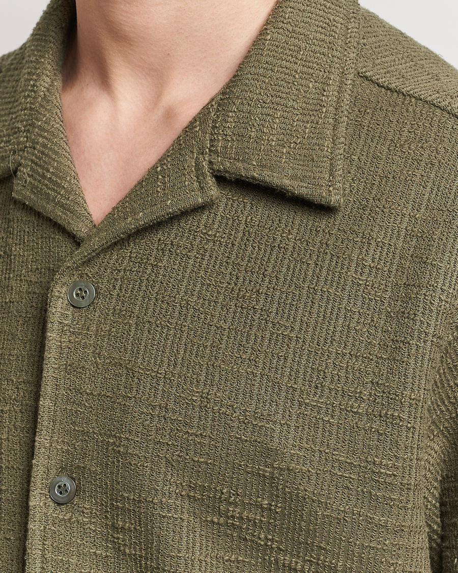 Men | Shirts | NN07 | Julio Short Sleeve Shirt Capers Green
