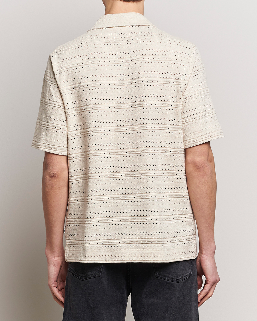 Men | Shirts | NN07 | Julio Knitted Short Sleeve Shirt Ecru