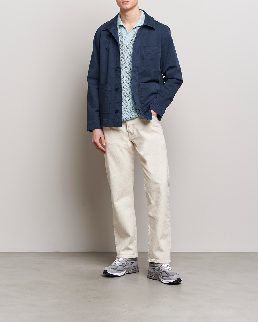 Men | Shirts | NN07 | Olav Overshirt Navy Blue