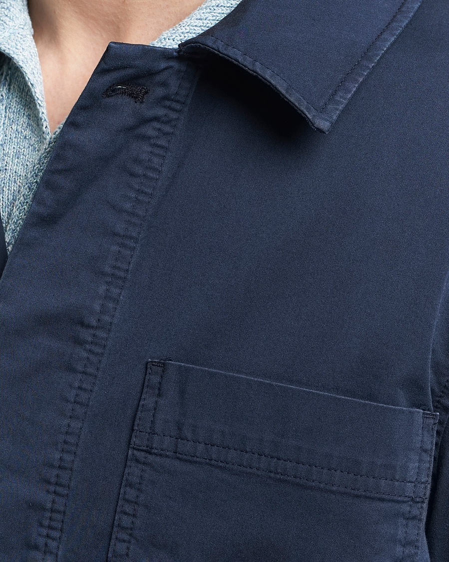 Men | Shirts | NN07 | Olav Overshirt Navy Blue