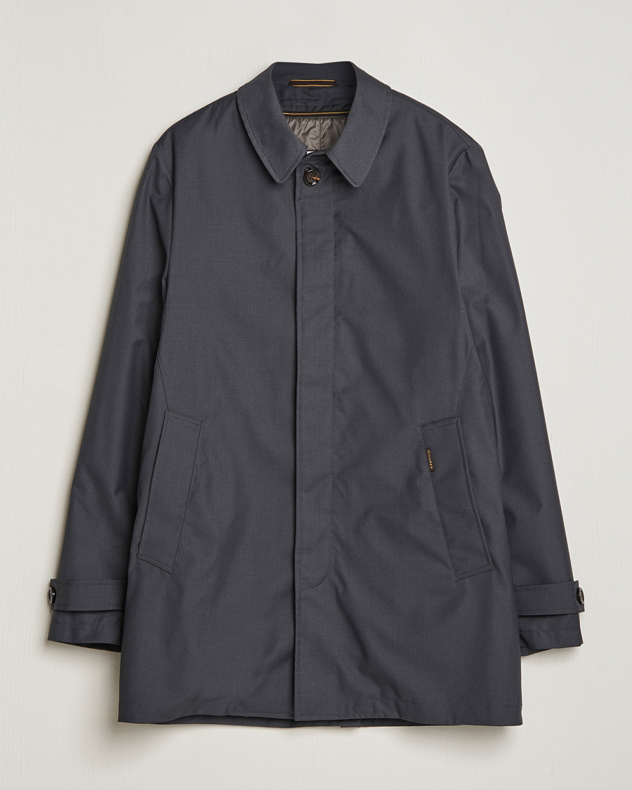 Men | Coats & Jackets | MooRER | Waterproof Detachable Liner Tech Coat Dark Grey