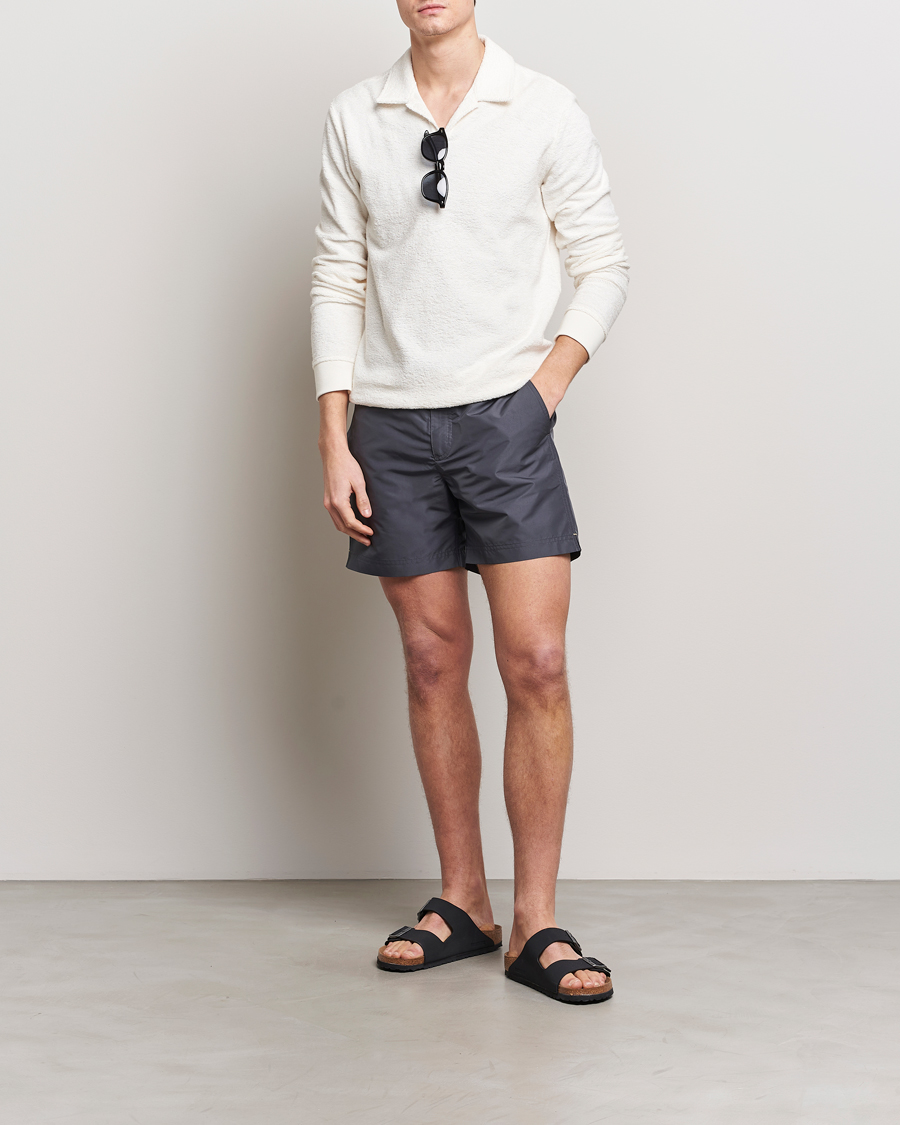 Men | Swimwear | Orlebar Brown | Bulldog Drawcord Swimshorts Piranha Grey