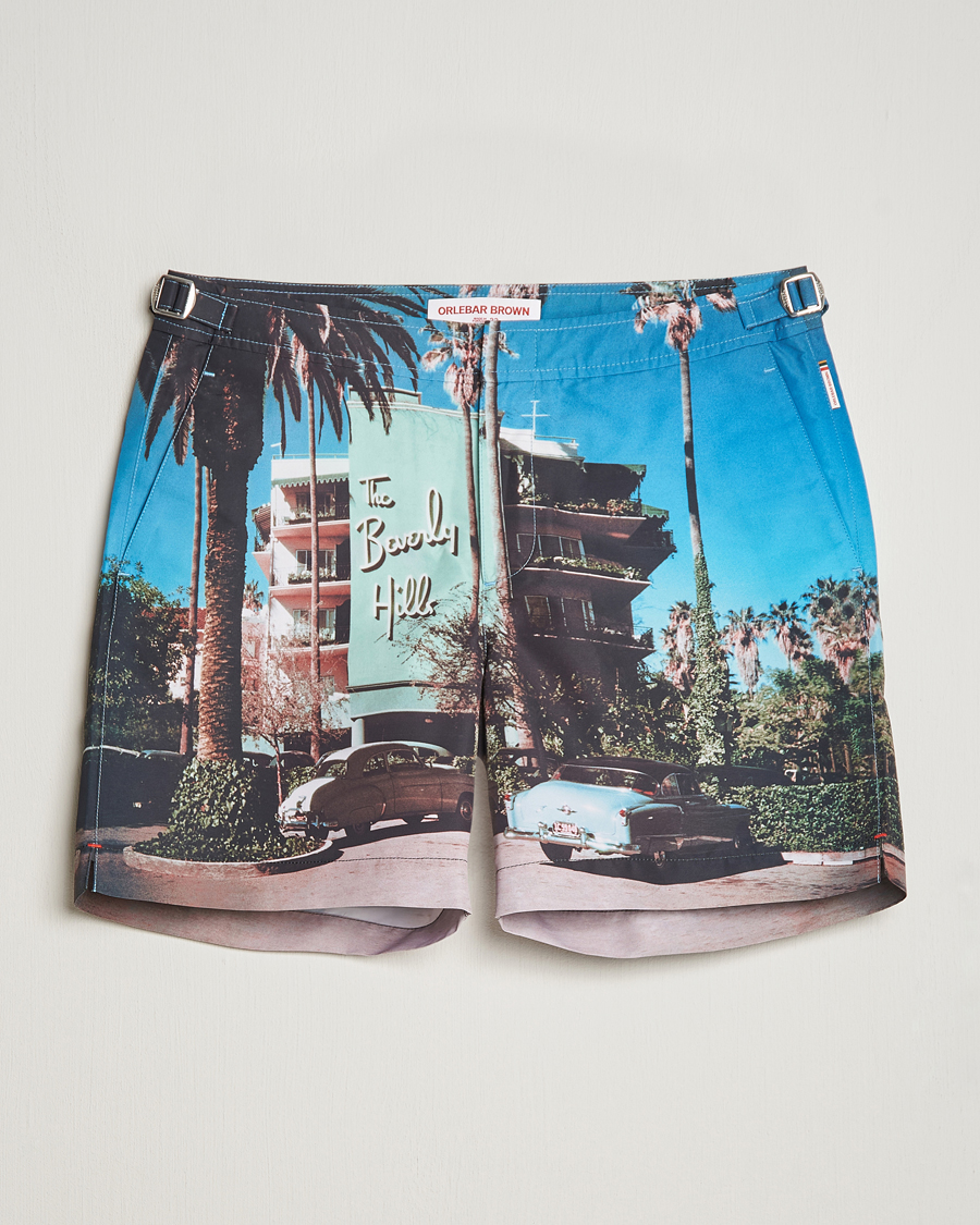 Men | Swimwear | Orlebar Brown | Bulldog Photographic Swimshorts Beverly Hills