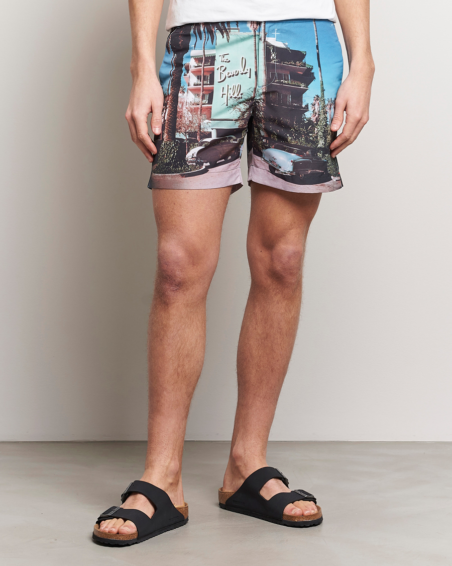 Men | Swimwear | Orlebar Brown | Bulldog Photographic Swimshorts Beverly Hills