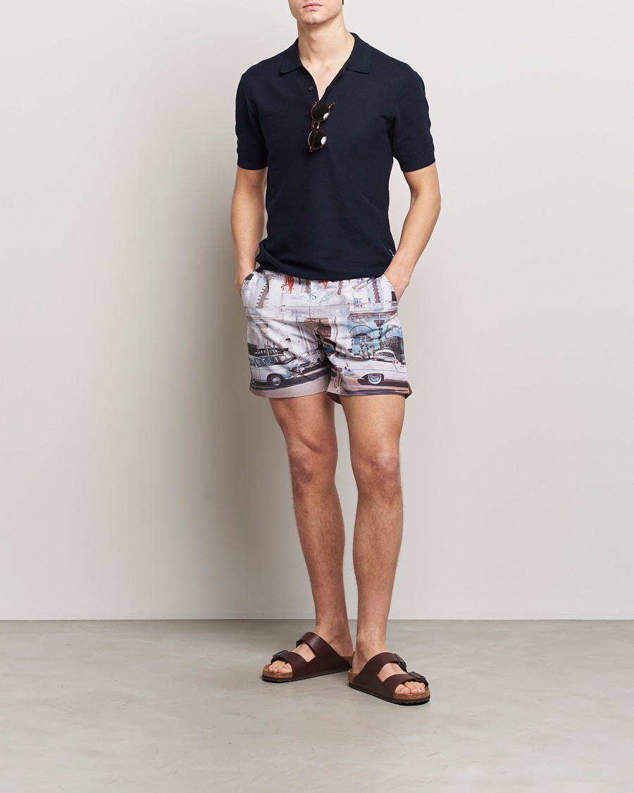 Men | Swimwear | Orlebar Brown | Bulldog Photographic Swimshorts Carlton Cannes