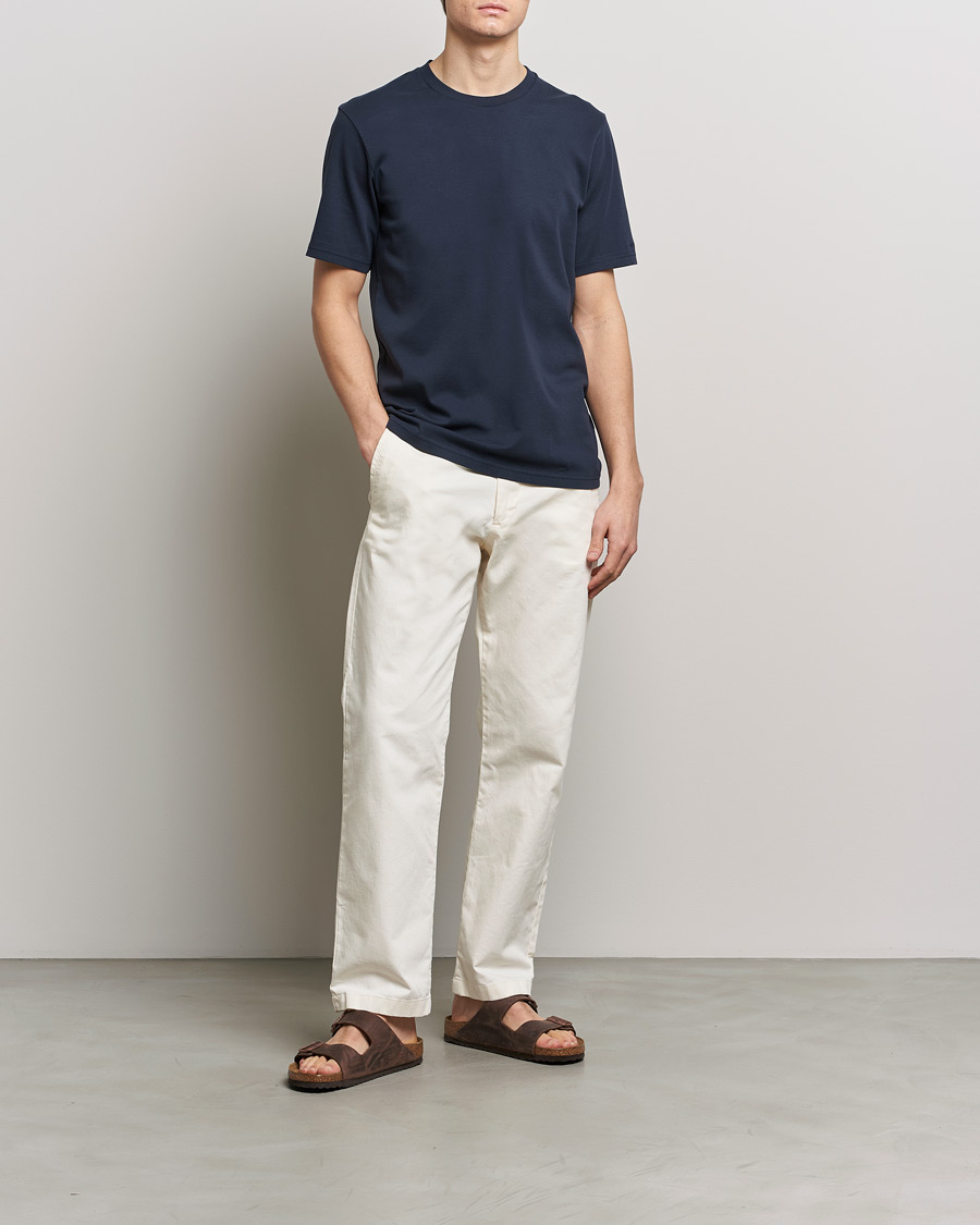 Men | T-Shirts | Orlebar Brown | Deckard Heavy T-Shirt Night Iris