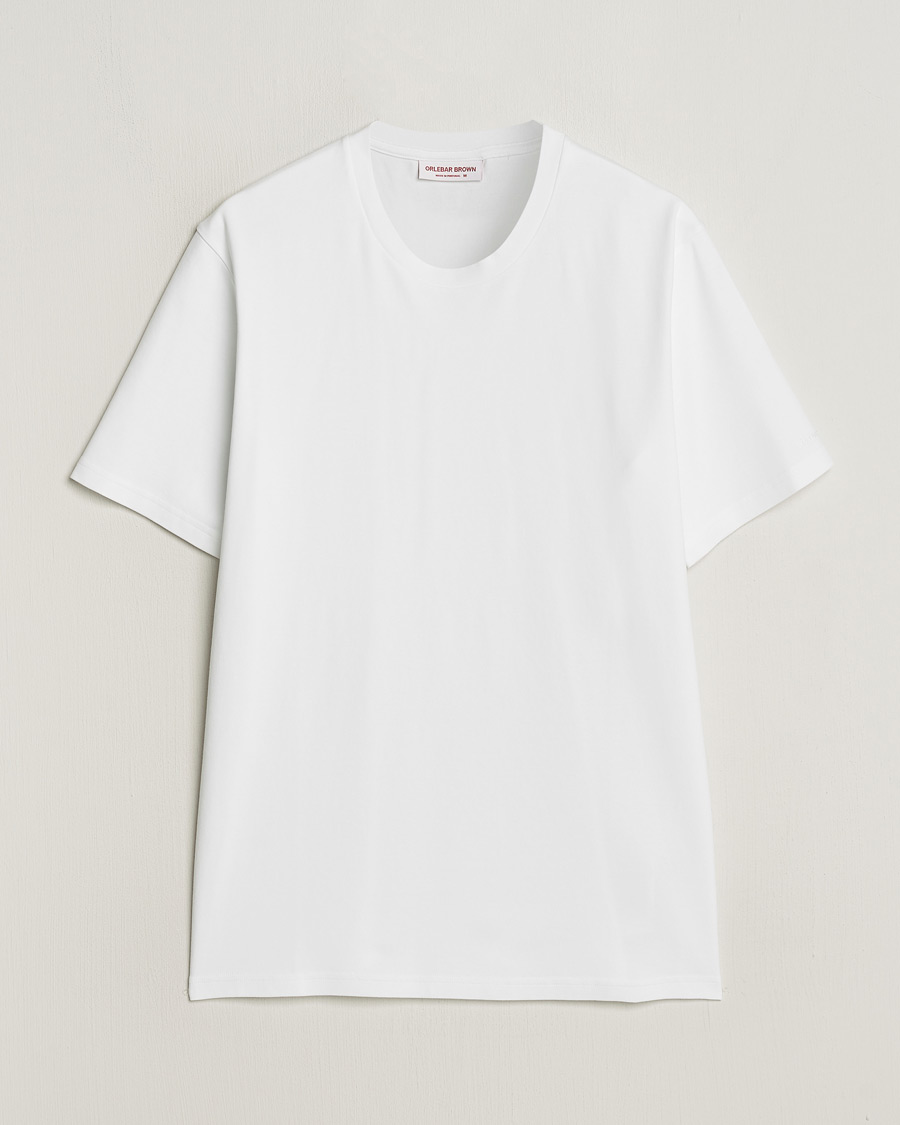 Men | T-Shirts | Orlebar Brown | Deckard Heavy T-Shirt White