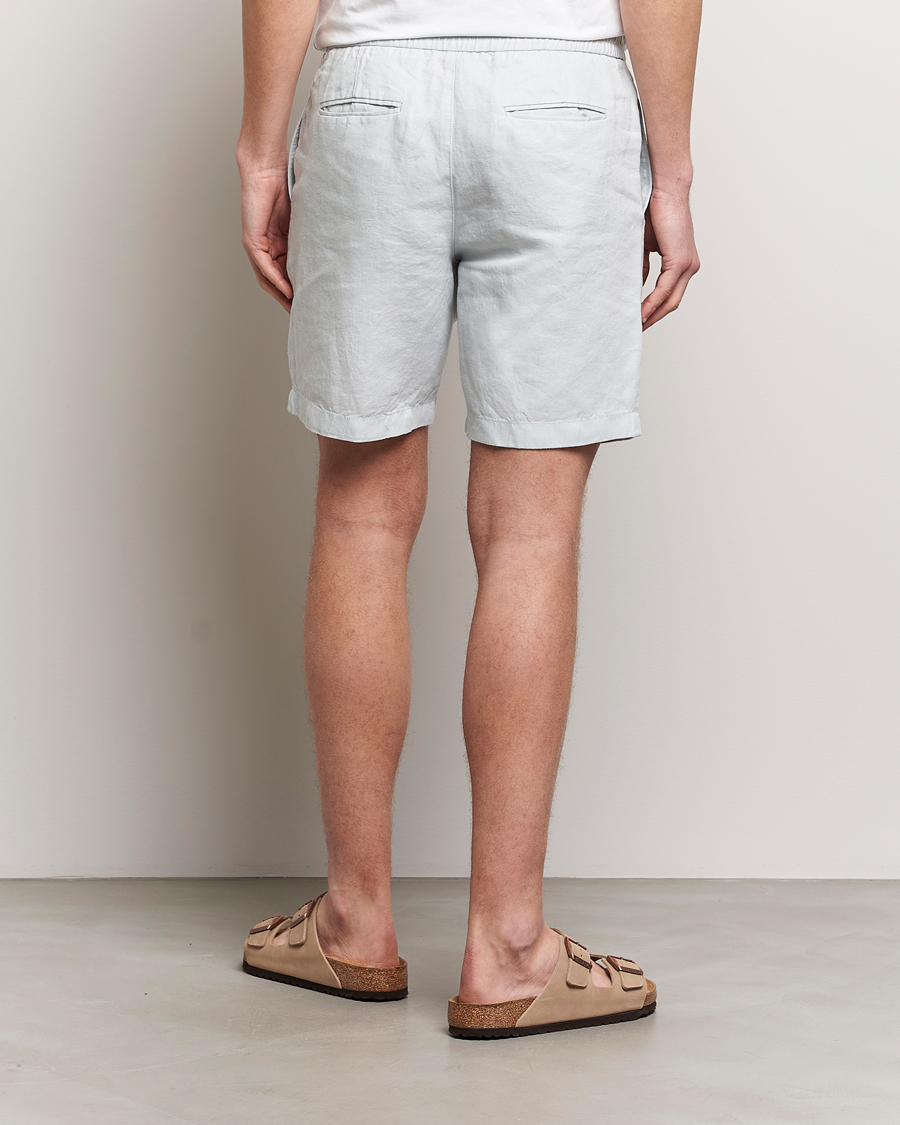 Men | Shorts | Orlebar Brown | Cornell Linen Shorts White Jade