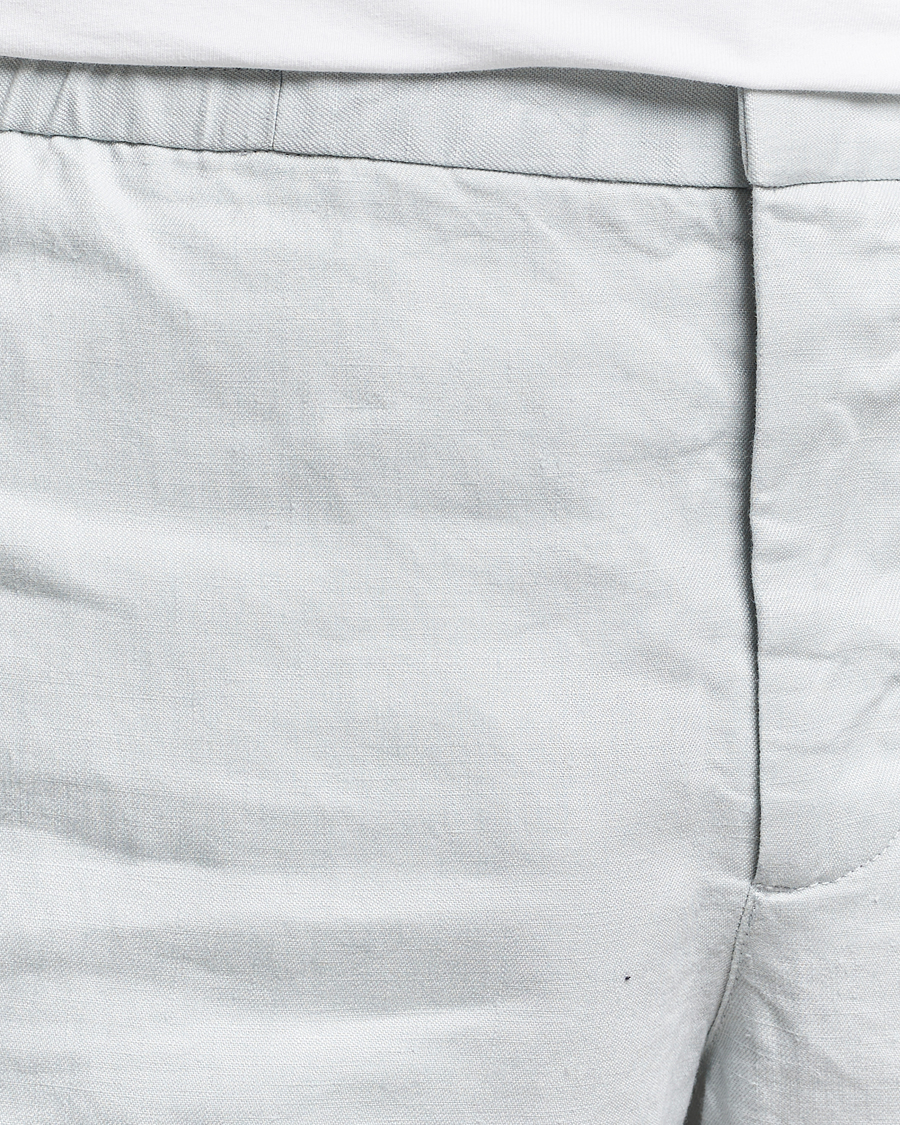 Men | Shorts | Orlebar Brown | Cornell Linen Shorts White Jade