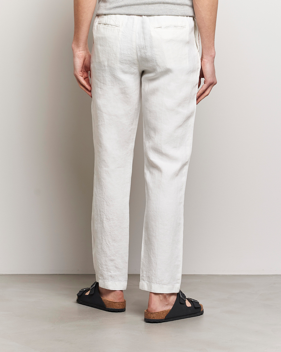 Men | Trousers | Orlebar Brown | Cornell Linen Trousers Sandbar