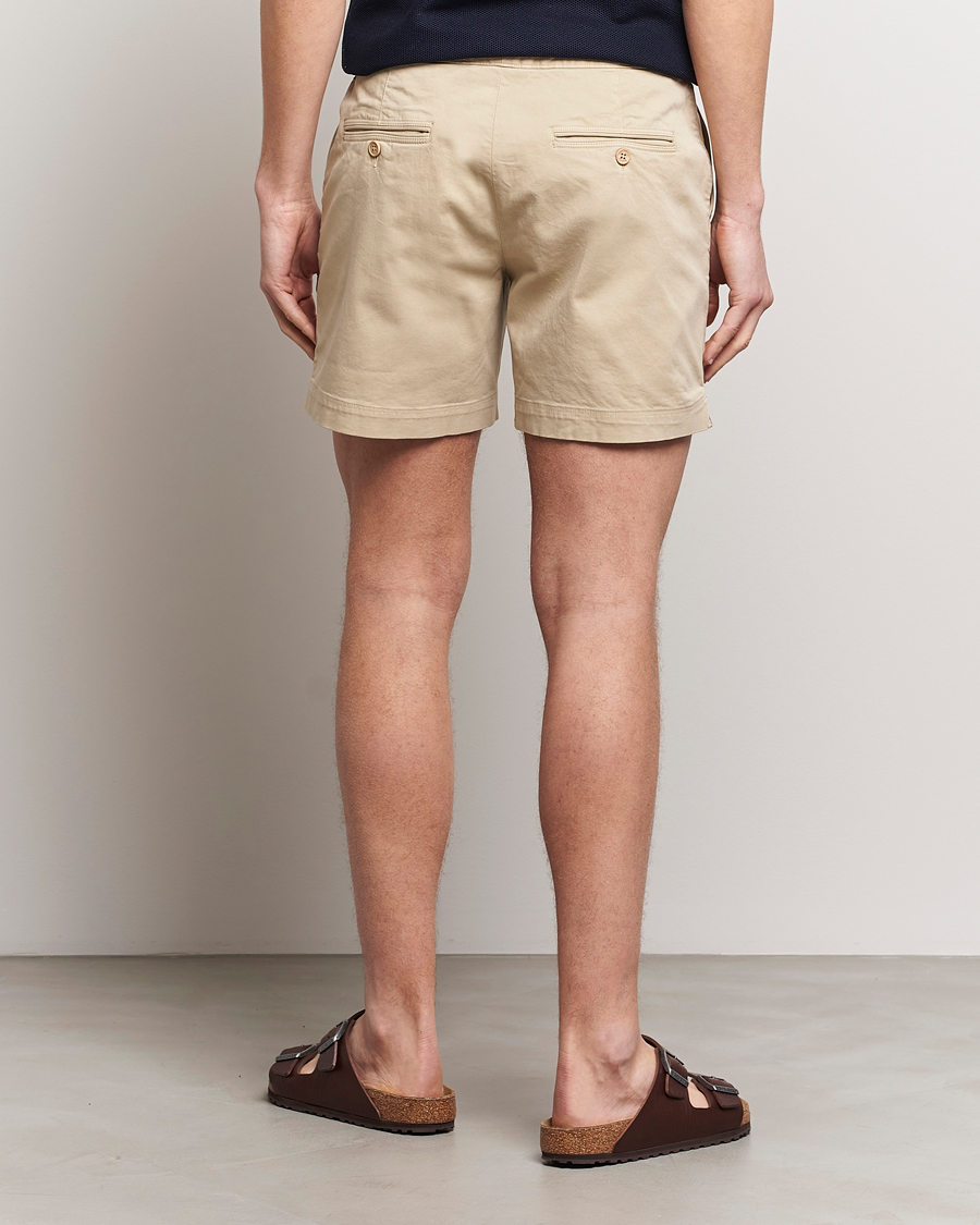 Men | Trousers | Orlebar Brown | Bulldog Cotton Stretch Twill Shorts Sanddune