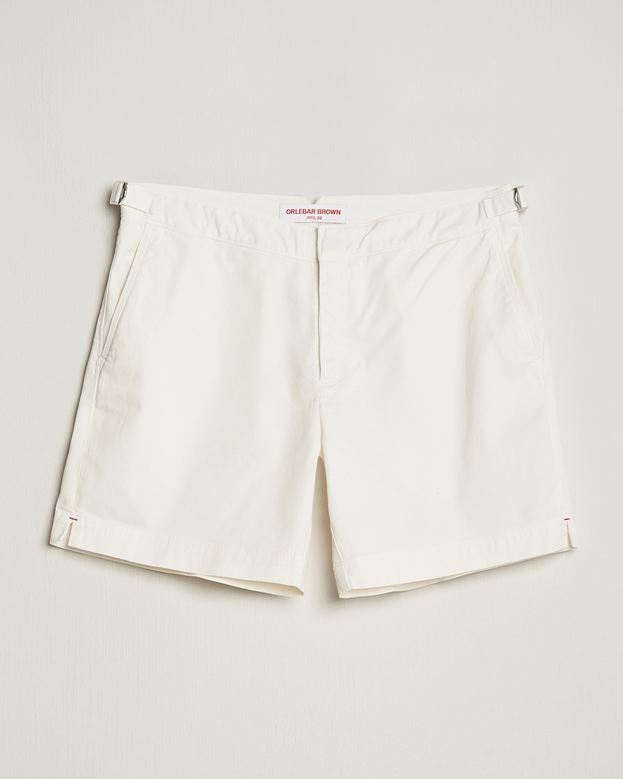 Men | Trousers | Orlebar Brown | Bulldog Cotton Stretch Twill Shorts Sea Mist