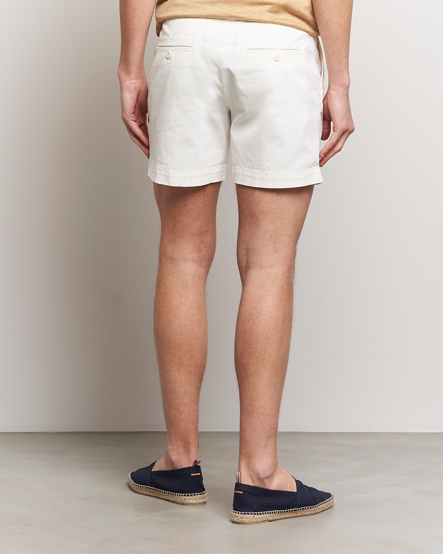 Men | Trousers | Orlebar Brown | Bulldog Cotton Stretch Twill Shorts Sea Mist