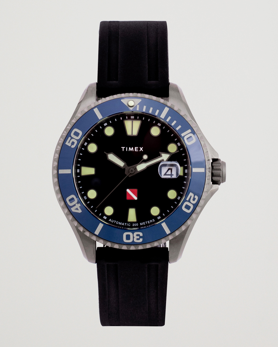 Men | Timex Deep Water Tiburón Automatic 44mm Black Dial | Timex | Deep Water Tiburón Automatic 44mm Black Dial