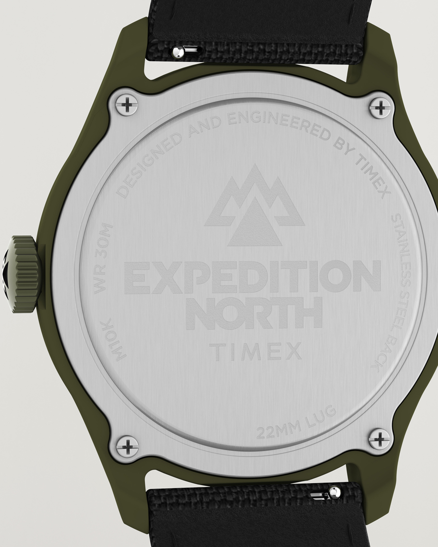 Men | Fabric strap | Timex | Expedition North Traprock Quartz 43mm Black Dial