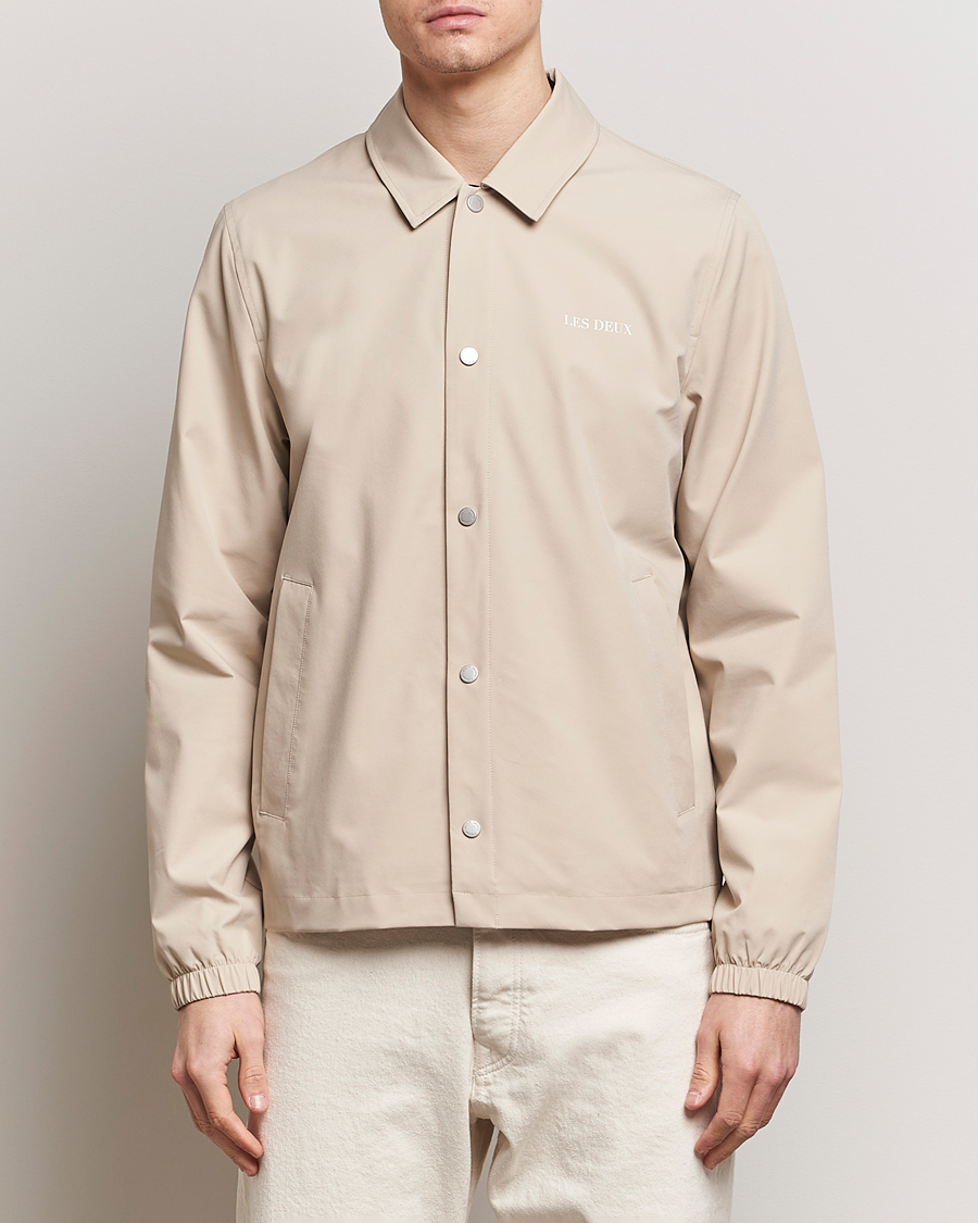 Men | Coats & Jackets | LES DEUX | Idris Coach Jacket Light Desert