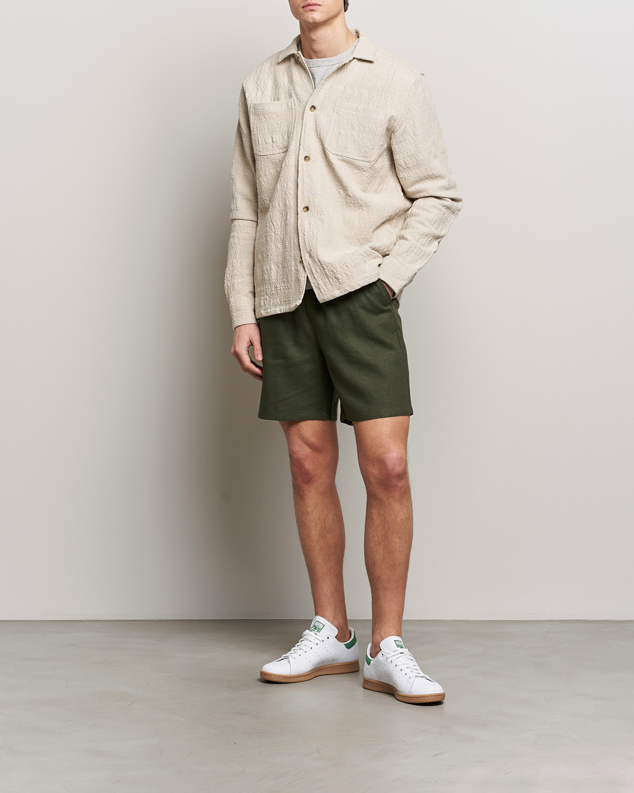 Men | Shirts | LES DEUX | Isaac Overshirt Ivory