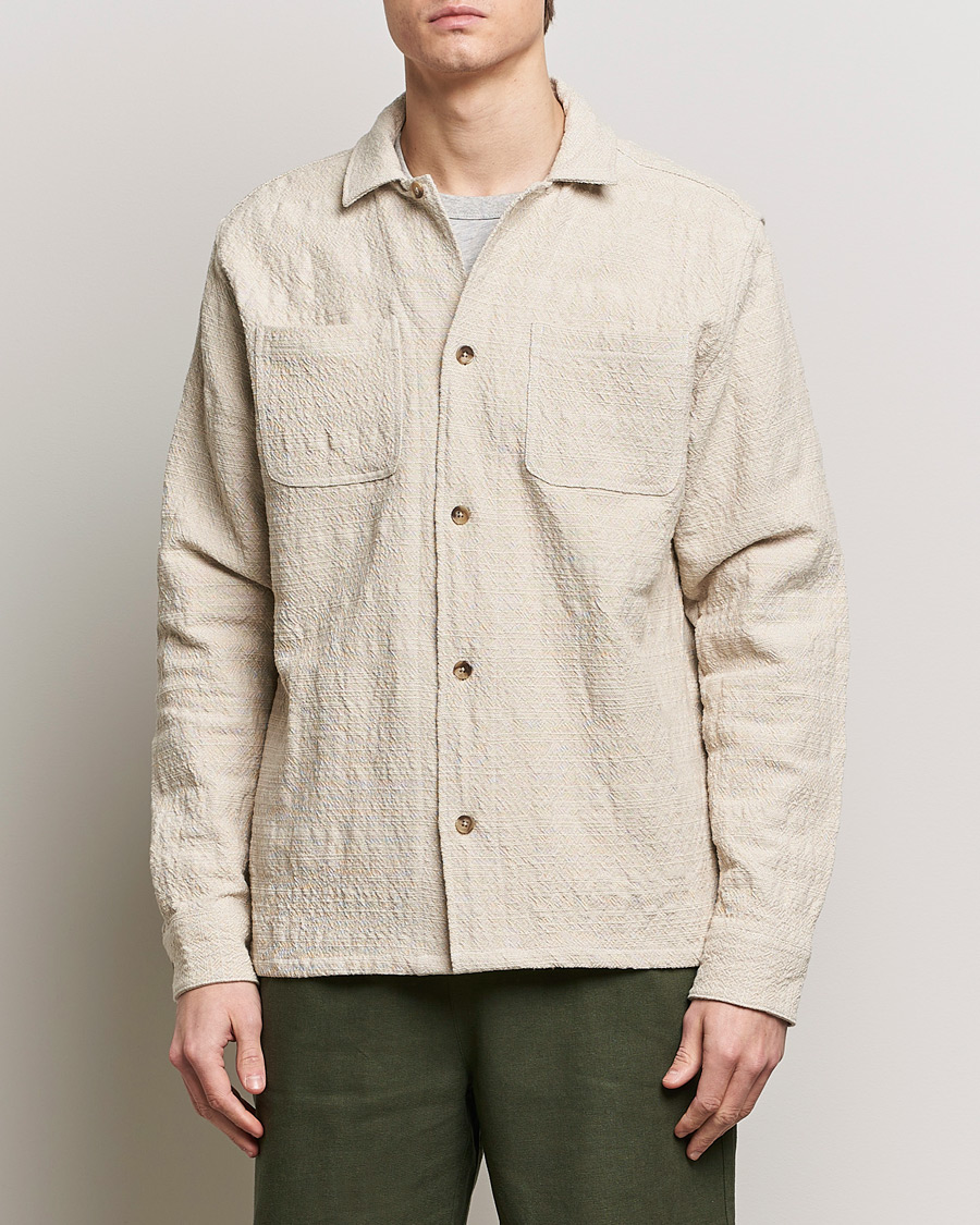 Men | Shirts | LES DEUX | Isaac Overshirt Ivory