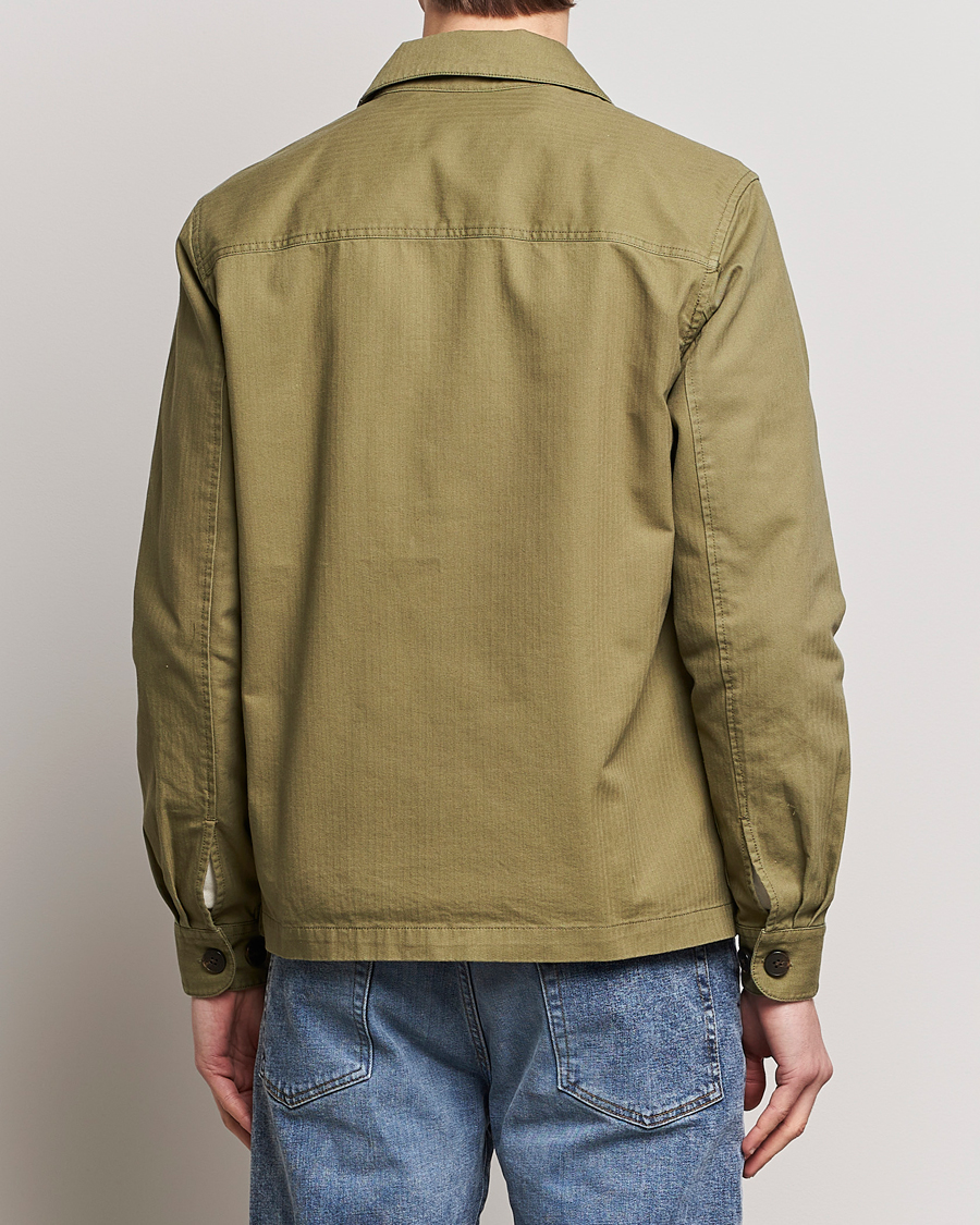 Men | Shirts | LES DEUX | Lester Fatigue Shirt Surplus Green